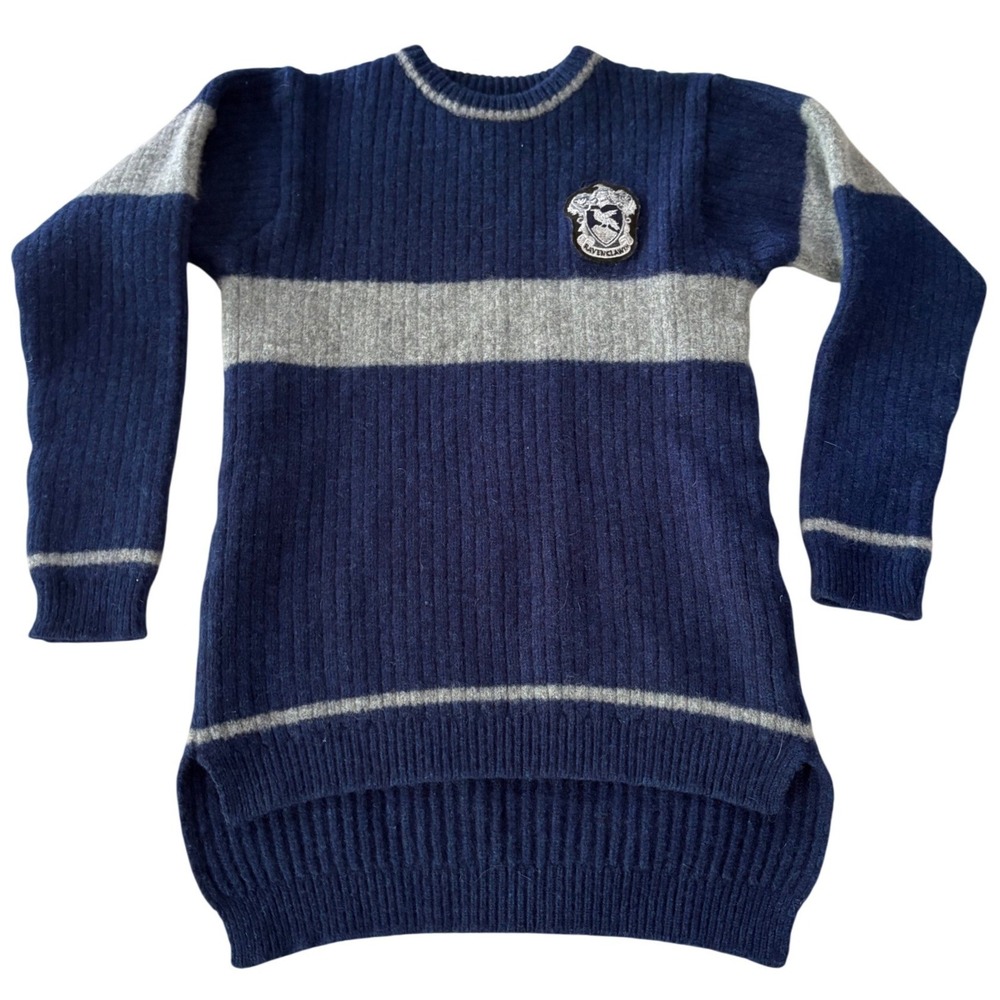 Harry Potter Ravenclaw Sweater Universal Studios 100% Lambswool Scotland Mens M